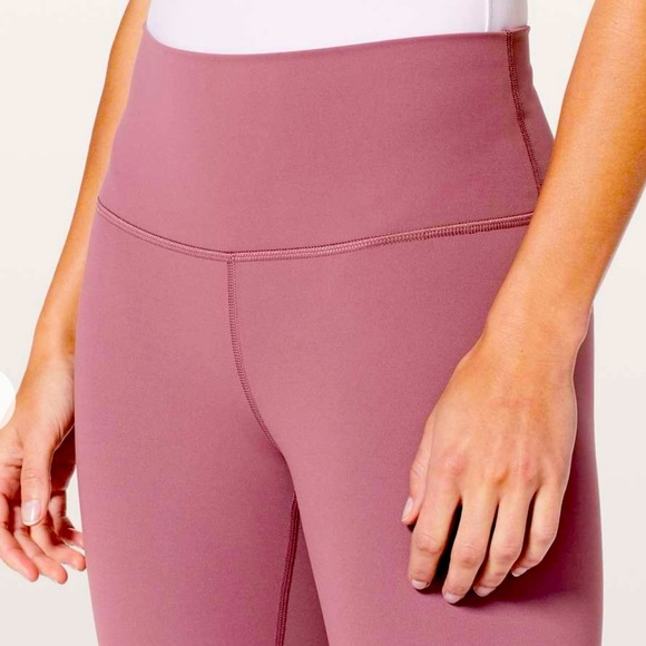 Lululemon Wunder Under Hi-Rise 17” Full-On Luxtreme Leggings Size 4 Mauve - Picture 5 of 9